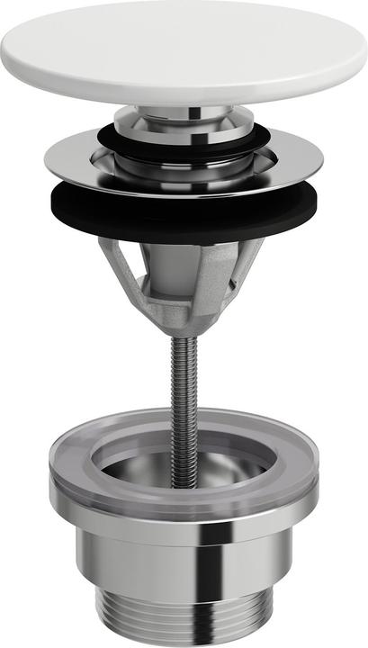 Laufen Ablaufventil, Push-Open, Saphirkeramik Abdeckung, H898192
