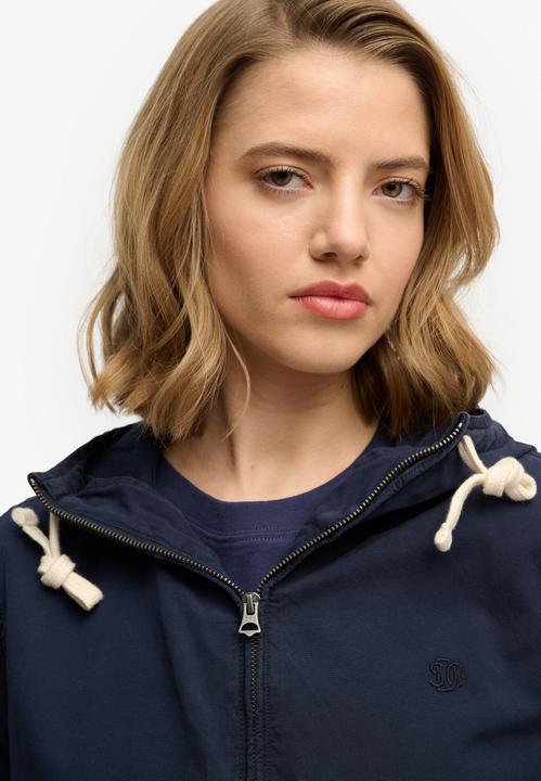 Produktbild Superdry Damen Kapuzenjacke aus gewaschenem Twill (S)