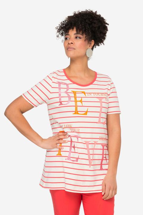 Produktbild Miamoda Ringelshirt, BELIEVE, Rundhals, Halbarm (54)