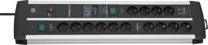 Actual product image Brennenstuhl Premium Protect Line (14 x, CEE 7/3, 3 m)
