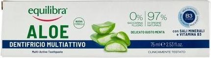 Immagine prodotto Equilibra Aloe Gel Pasta Dentifricia Tripla Azione In Denti A proposito di Azione Aloe Vera 75Ml (75 ml)