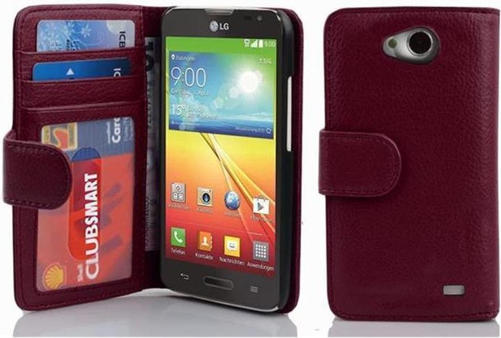 Actual product image Cadorabo Book with 3 card slots cover (LG L70)