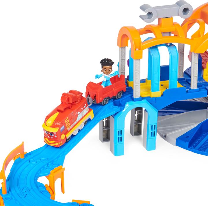 Actual product image Spin Master Mighty Express Mission Station Track