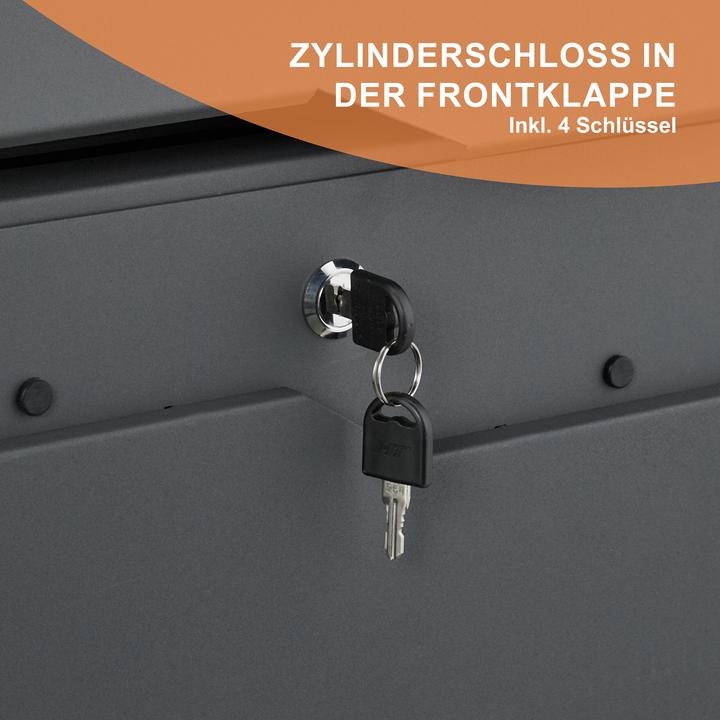 Productafbeelding Relaxdays Briefkasten mit Zeitungsfach