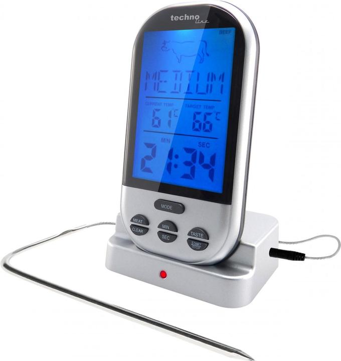 Image du produit Technoline Alarme de thermomètre à barbecue, surveillance
