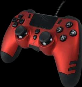 Actual product image Steelplay Slim Pack Wired Controller Ruby Red Multi (PS4, PC)