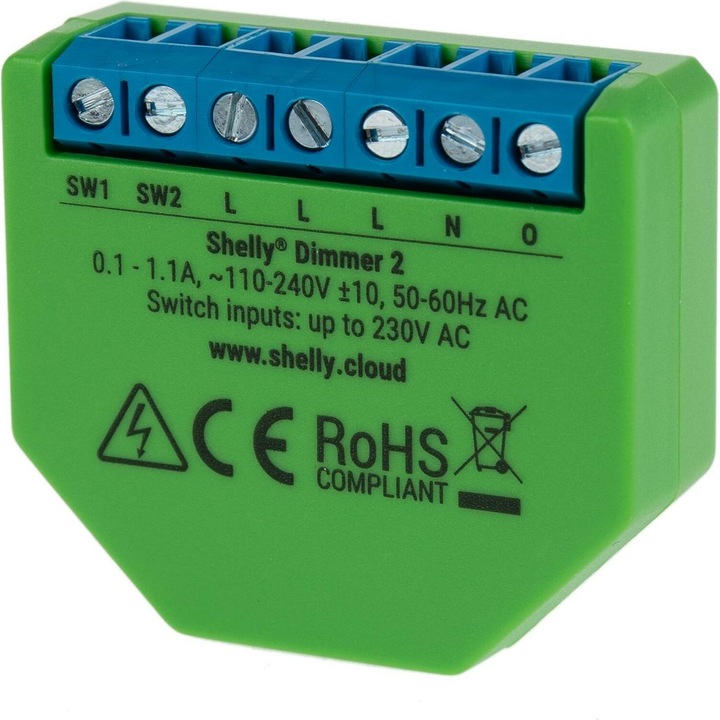 Actual product image Shelly Dimmer 2 (Dimming actuator)
