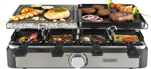 Actual product image Bourgini Gourmette/Raclette/Stone Grill Plus - 8 people