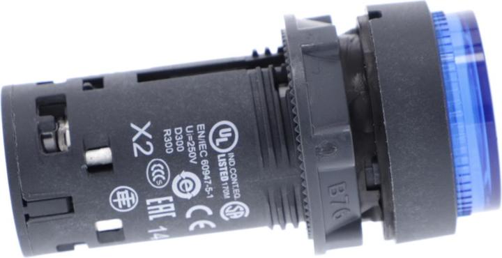 Actual product image Schneider Electric LED apšviestas paspaudimo mygtukas su 1Z mėlyna XB7NW36B1