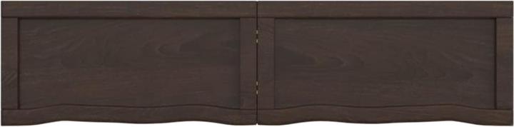 Actual product image vidaXL Oak Nature (120 x 30 x 6 cm)