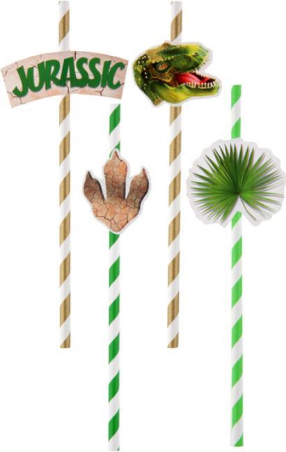 Immagine prodotto Santex Trinkhalme Dinosaurier, 8 Stk. (8x)