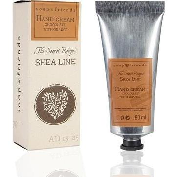 Konjac Sponge, Handcreme, THE SECRET SOAP STORE Shea Line krem do rąk Czekolada z Pomarańczą 80ml (80 ml)