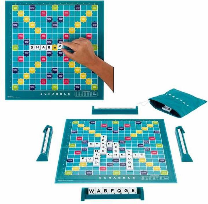 Actual product image Mattel Spanish Scrabble board game (Spanish, 1 - 4 Players)