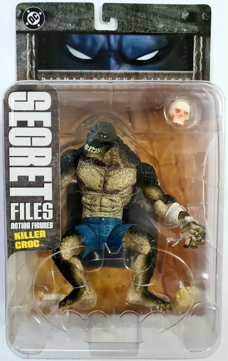 DC Direct - Secret Files Series 1: Batman Rogues Gallery Actionfigur Killer Croc