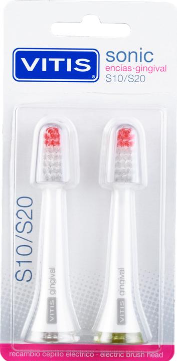 Vitis sonic Ersatzbürstenkopf gingival (2 x)