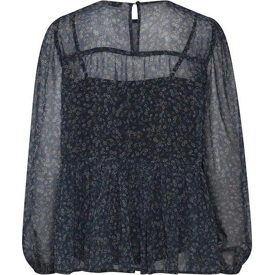 B.young, Damen, Bluse, damenbluse byifia, Schwarz, (38)