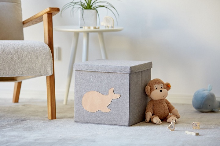 Actual product image Love it Store it PREMIUM toy box with motif