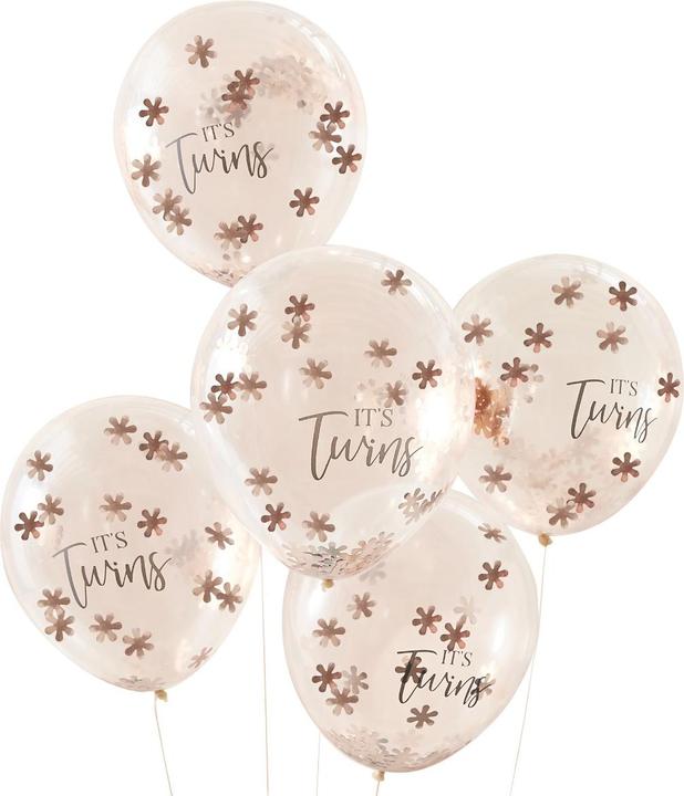 Actual product image Ginger Ray It's Twins Balloons (5pcs)
