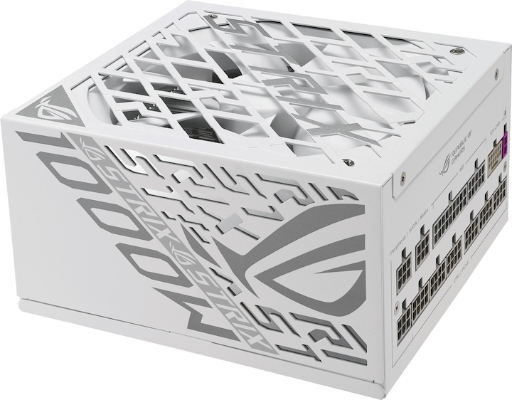 Produktbild ASUS ROG Strix 1000P White Gaming Netzteil, 80+ Platinum, Modular, 135 mm Lüfter (1000 W)