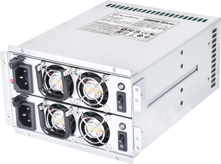 Produktbild Silverstone SST-GM800-S - CYBENETICS Silver 800W+800W mini redundant power supply (1600 W)