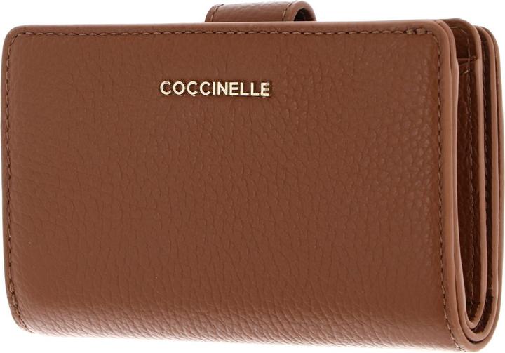 Actual product image Coccinelle Metallic Soft Mini Wallet Grained Leather