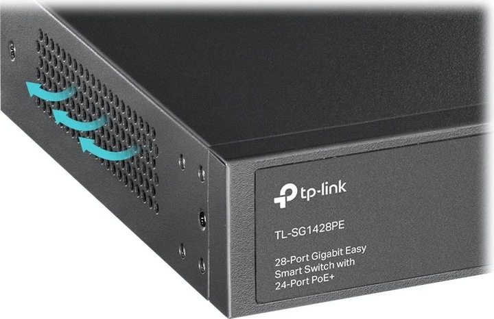 Actual product image TP-Link Switch 28x GE TL-SG1428PE thereof 24xPOE+ (26 Ports)
