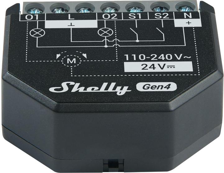 Produktbild Shelly 2PM Gen4 (Schaltaktor)