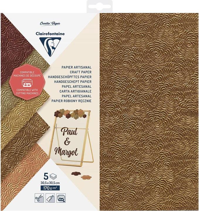 Image du produit Clairefontaine Papier de bricolage 5 feuilles, pour tracer (170 g/m², 5x)