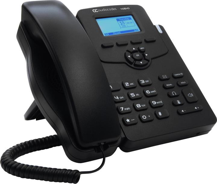 Actual product image Audiocodes 405HD IP-PHONE POE GBE BLACK2