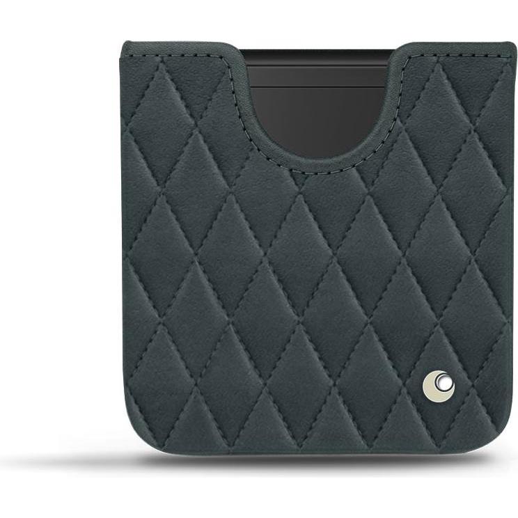 Noreve Lederschutzhülle (Samsung Galaxy Z Flip), Smartphone Hülle, Blau