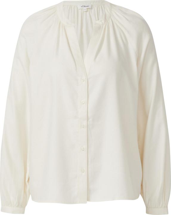Immagine prodotto s.Oliver Bluse Flanell-Bluse im Relaxed Fit mit Raffung (32)