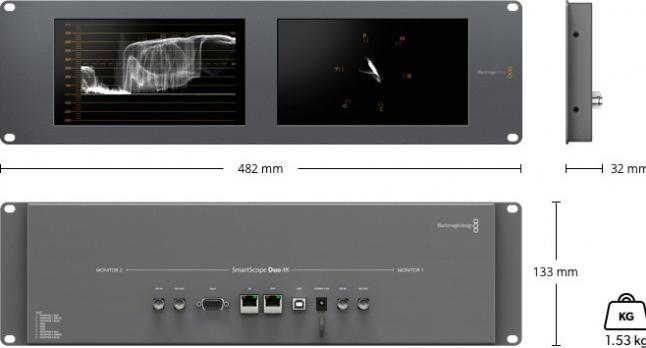 Produktbild Blackmagic SmartScope Duo 4K 2 (8", SVGA)