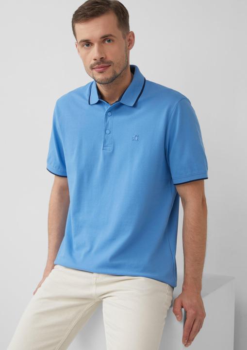 Produktbild S.Oliver Polo-Shirt Sportives Piqué-Poloshirt mit Kontrast-Details (XXL)