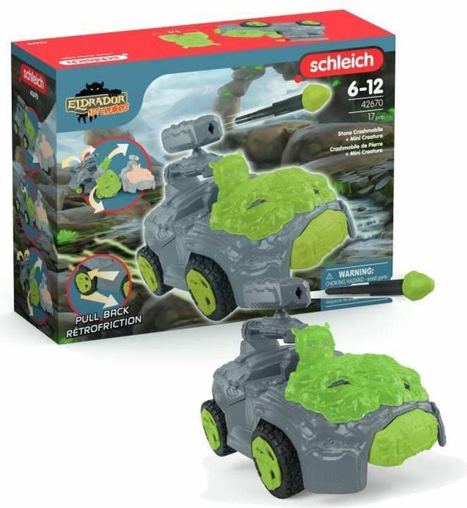 Produktbild Schleich Stein-Crashmobil mit Mini Creature