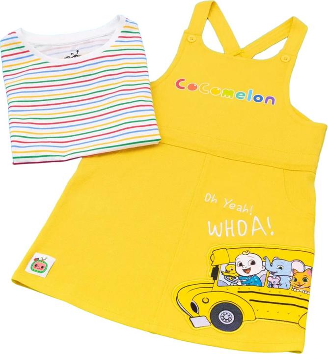 Immagine prodotto Cocomelon Oh Yeah! Whoa! Abito Scamiciato Set Ragazze (98)