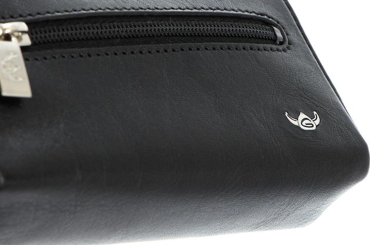 Actual product image Golden Head Colorado leather key case 11 cm