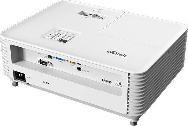 Produktbild vivitek Projektor, 1080p, Lampe 4,000 AL, TR: 1.48-1.62:1 (WUXGA, 4000 lm, 1.48 - 1.62:1)