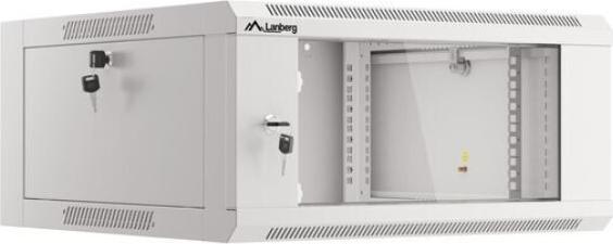 Immagine prodotto Lanberg Szafa Instalacyjna Rack Wisząca 19 4u 600 Szara Drzwi Szklane (Złożona) (Rack da 19 pollici)