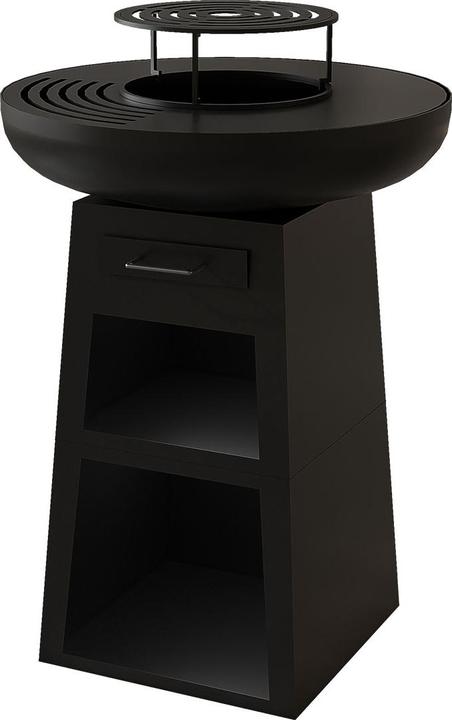 Keller Fahnen Feuerschalen-Grill «Black-Design» Ø 60 cm (60 cm)