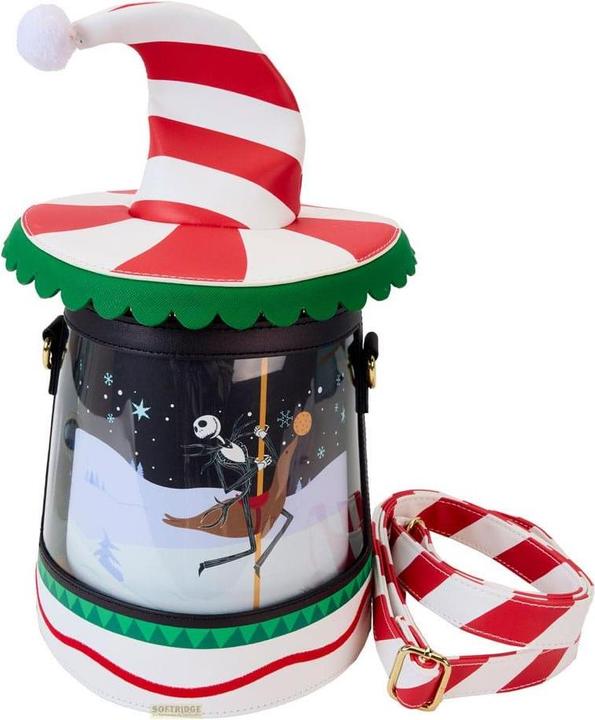Actual product image Loungefly Nightmare before Christmas by shoulder bag Candy Cane Jack