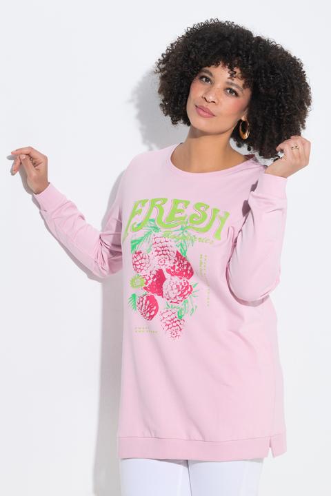 Produktbild Angel of Style Sweatshirt, bequeme Passform, Himbeeren-Motiv (52)