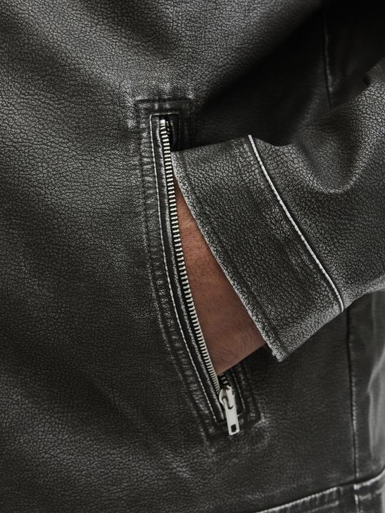 Actual product image Jack & Jones Plus size biker jacket Biker jacket (4XL)