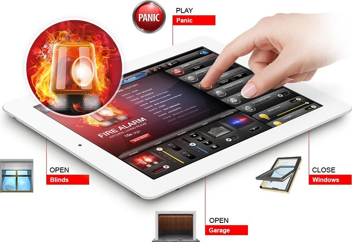 Actual product image Fibaro smoke sensor