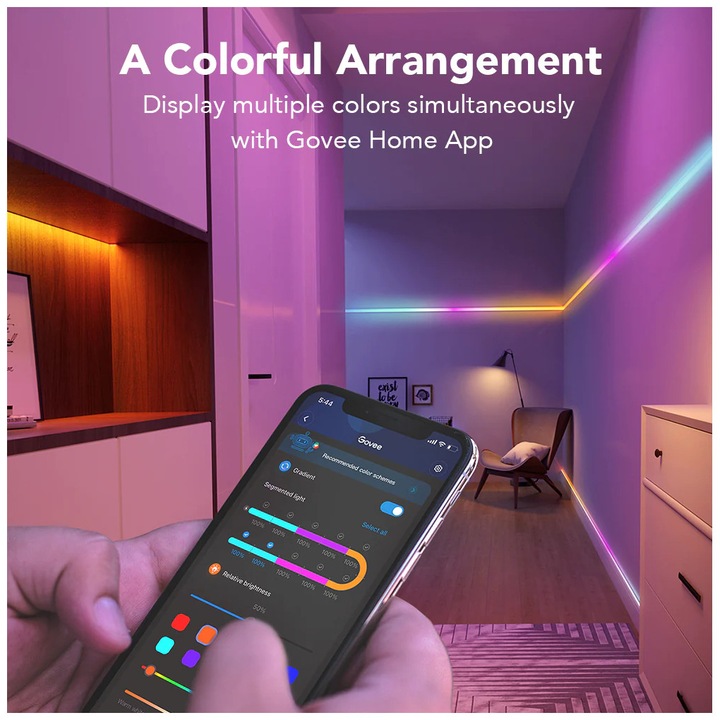 Immagine prodotto Govee Striscia LED intelligente (RGB, 1000 cm, Interno)