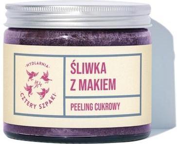 Produktbild Mydlarnia Cztery Szpaki Peeling cukrowy do ciała Śliwka z Makiem 250ml (250 ml)