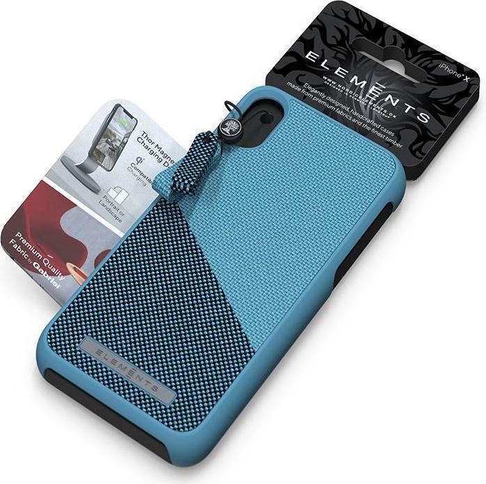 Actual product image Nordic Elements Freja English - iPhone Xs Max case (Petrol) (Apple iPhone XS Max)