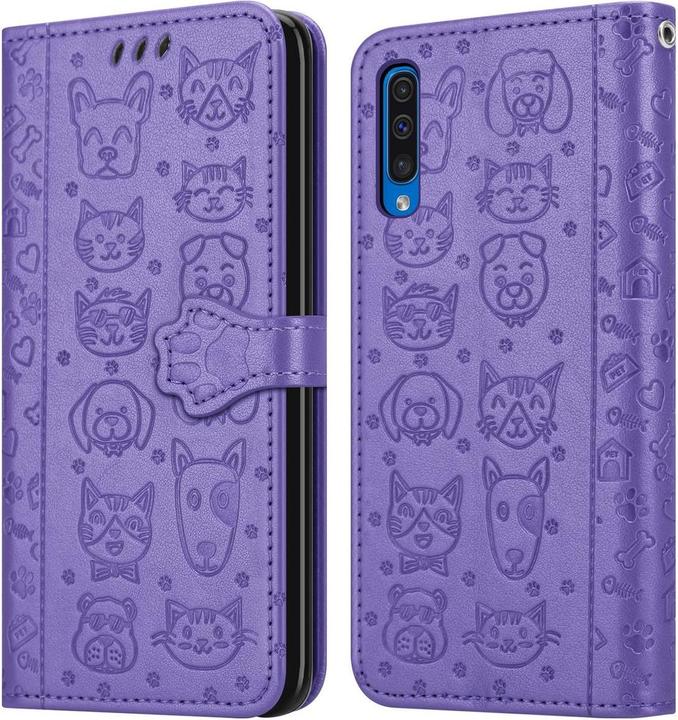 Produktbild Cadorabo Book Hunde & Katzen Cover (Samsung Galaxy A50, Samsung Galaxy A30s, Samsung Galaxy A50s)