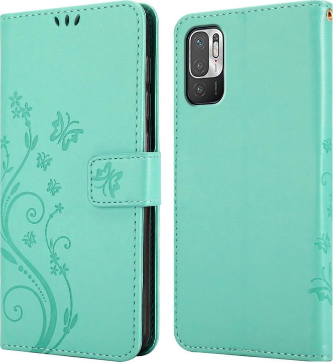 Actual product image Cadorabo Flower Book cover (Xiaomi Poco M3 Pro 5G, Xiaomi Redmi Note 10 5G)