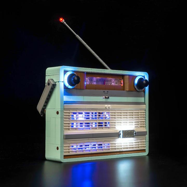 BrickBling LED light set for LEGO - Retro Radio (10334)