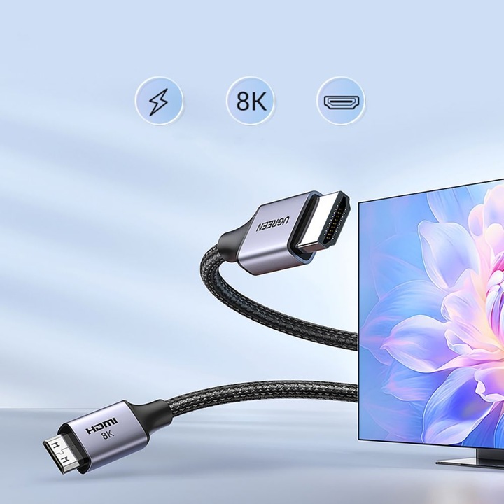 Produktbild Ugreen mini HDMI (Typ C) — HDMI (Typ A) (1 m, HDMI)